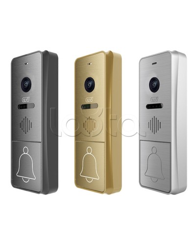 Панель вызывная CTV-D4004FHD (золото) в Липецке Вызывные видеопанели малоабонентные Pintop.ru