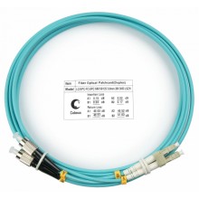 Шнур оптичесикй duplex LC-FC 50/125 MM OM3 1,5 м LSZH Cabeus FOP-50-LC-FC-1.5M