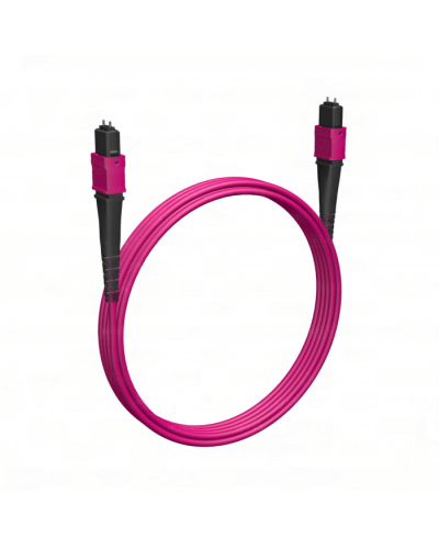 Кабельная сборка MPO(M) -MPO(M)-8 волокон 50/125 OM4, 10 m Cabeus (FOP-50-OM4-8-MPO(M)-8-MPO(M)-B-10m) в Липецке Кабельные сборки (оптические) Pintop.ru