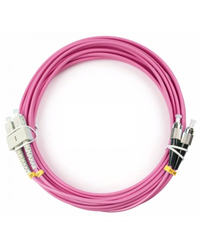 Шнур оптический duplex SC-FC 50/125 mm OM4 5м LSZH Cabeus FOP-50-OM4-SC-FC-5m в Липецке Патч-корды оптические Pintop.ru