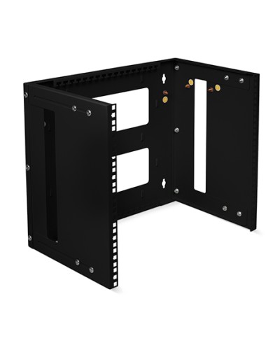 Кронштейн настенный 19 9U, цвет черный Cabeus NC-9U-BK в Липецке Аксессуары для стоек и шкафов Pintop.ru