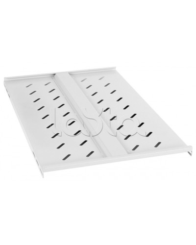 Полка 19 перфорированная глубиной 400 мм, усиленная до 100кг Cabeus SH-J018-FC-600m-100KG в Липецке Полки для шкафов и стоек Pintop.ru