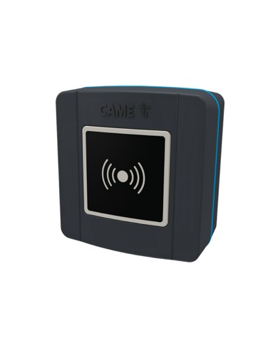 Накладной проксимити-считыватель для карт, брелоков и TAG-капсул Came 806SL-0300 - SELR1BDG, подключаемый к шине CXN с синей подсветкой (протокол Manchester), RAL7024 в Липецке Считыватели Pintop.ru
