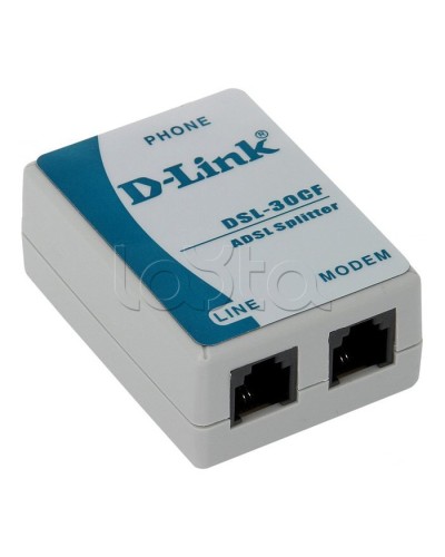 Сплиттер ADSL D-Link DSL-30CF/RS в Липецке Маршрутизаторы, Роутеры и Точки Доступа Pintop.ru
