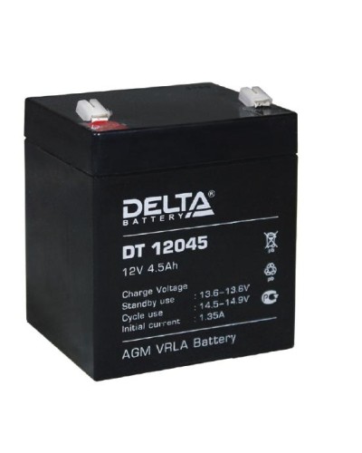 Аккумулятор свинцово-кислотный Delta DT 12045 в Липецке Электротехническое оборудование Pintop.ru