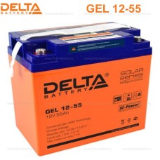 Аккумулятор свинцово-кислотный Delta GEL 12-55