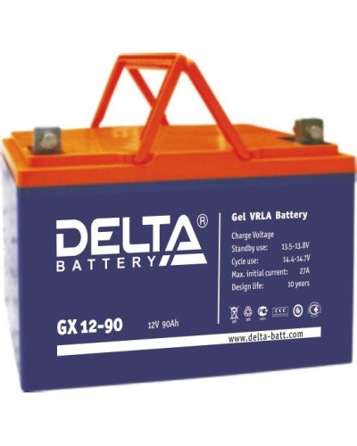 Аккумулятор свинцово-кислотный Delta GX 12-90 в Липецке Электротехническое оборудование Pintop.ru