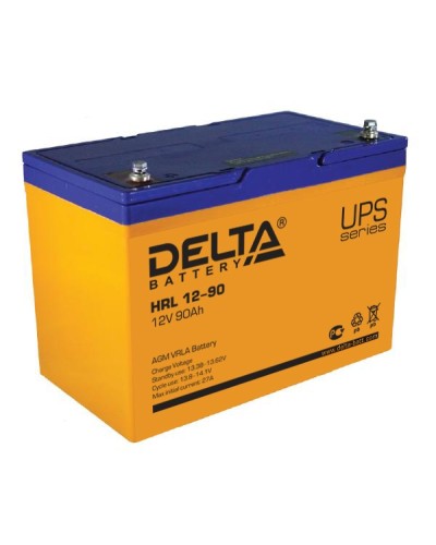Аккумулятор свинцово-кислотный Delta HRL 12-90 в Липецке Электротехническое оборудование Pintop.ru