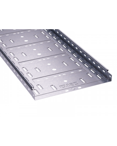 Лоток перфорированный 400х50 L3000, горячеоцинкованный DKC 35266HDZ в Липецке Кабельные лотки Pintop.ru