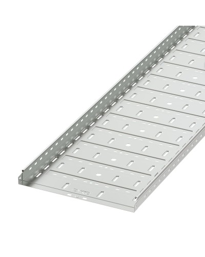 Лоток перфорированный 500х50 L3000, горячеоцинкованный DKC 35267HDZ в Липецке Кабельные лотки Pintop.ru