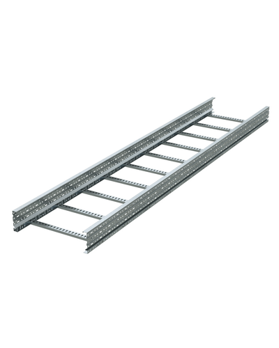 Лоток лестничный 150х800, лонжерон 1,5 мм, L 6 м, горячий цинк DKC (ULM658HDZ) в Липецке Кабельные лотки Pintop.ru