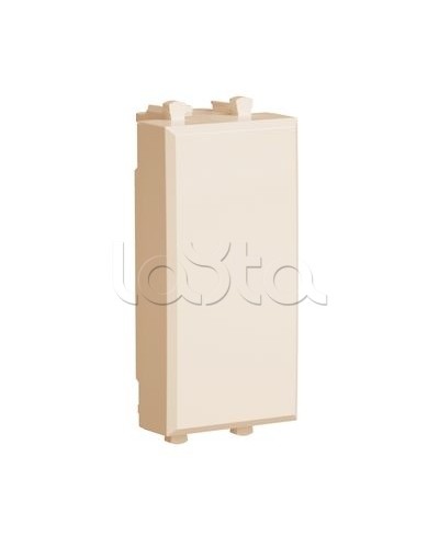 Заглушка Ванильная дымка Avanti модульная, 1 мод DKC 4405991 в Липецке Аксессуары для стоек и шкафов Pintop.ru