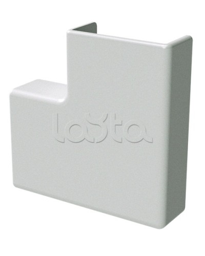 Угол плоский белый 22x10 DKC (00407R) в Липецке Аксессуары для кабель-канала Pintop.ru