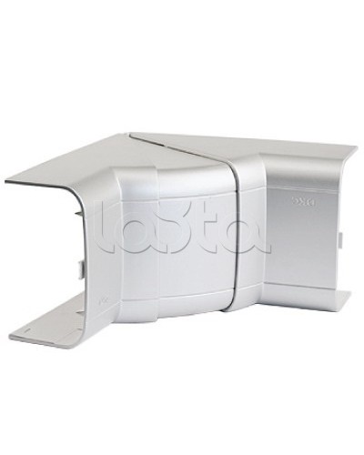 Угол внутренний 90х50 мм, изменяемый 70-120°, цвет серый металлик DKC 09551G в Липецке Аксессуары для кабель-канала Pintop.ru