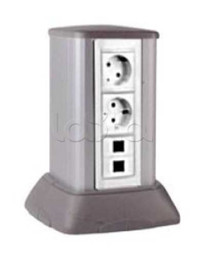 Миниколонна алюминиевая, 0.25 м DKC 19522 в Липецке Аксессуары для кабель-канала Pintop.ru