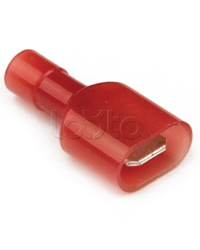 Наконечник плоский полностью изолир. (вилка) 2,5-6 кв.мм 6,3х0,8 мм (РППИ-П) DKC 2C22TP в Липецке Крепеж Pintop.ru