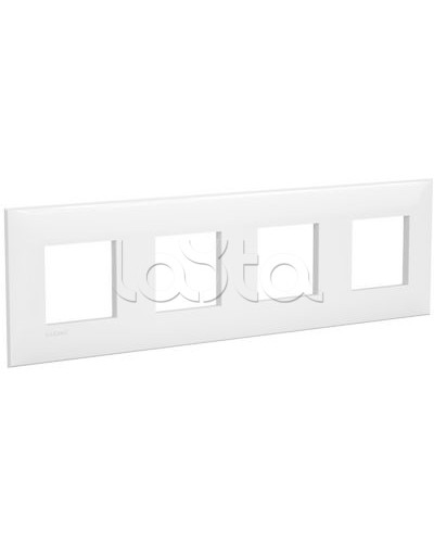 Рамка ARTLEBEDEV Белое облако Avanti, 8 мод. DKC 4400908 в Липецке Аксессуары для стоек и шкафов Pintop.ru