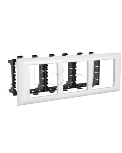 Рамка-суппорт Avanti белый для In-liner Front, 6 мод. DKC 4400916 в Липецке Аксессуары для лотков Pintop.ru