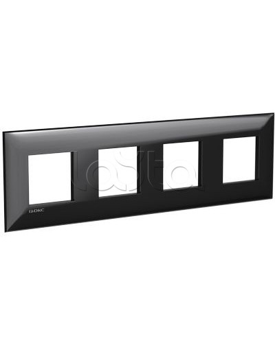 Рамка ARTLEBEDEV Черный квадрат Avanti, 8 мод. DKC 4402908 в Липецке Аксессуары для лотков Pintop.ru