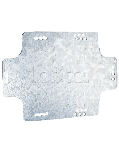 Монтажная пластина из оцинк. стали 206х164х1,5мм, для коробок 240х190мм DKC 59607 в Липецке Крепежные изделия Pintop.ru