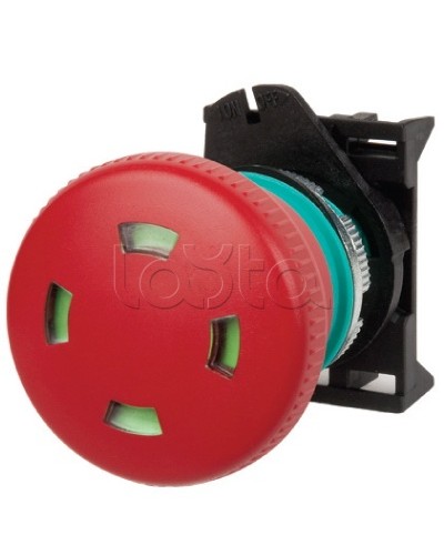 Кнопка аварийная грибовидная типа тяни-толкай с индикацией O 40 DKC ABHT1P4S в Липецке Аксессуары для стоек и шкафов Pintop.ru