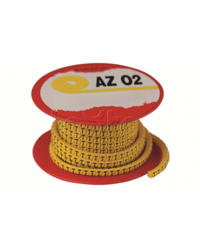 Колечко маркировочное -, 1,3-2,5мм. черное на желтом DKC AZO211BY в Липецке Крепежные изделия Pintop.ru