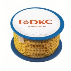Колечко маркировочное M, 1,3-2,5мм. черное на желтом DKC AZO2MMBY