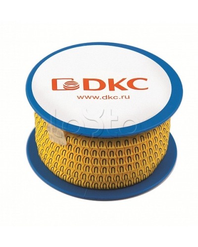 Колечко маркировочное S, 2.5-4мм. черное на желтом DKC AZO3SSBY в Липецке Аксессуары для кабель-канала Pintop.ru