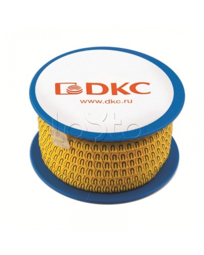 Колечко маркировочное +, 4-8мм. черное на желтом DKC AZS410BY в Липецке Крепежные изделия Pintop.ru