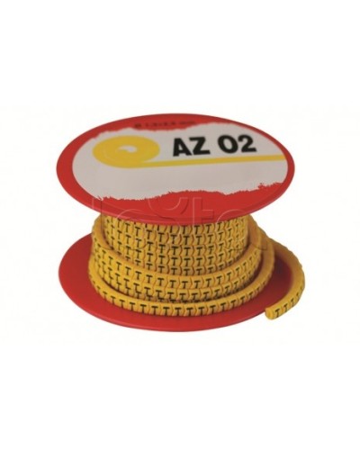 Колечко маркировочное P, 4-8мм. черное на желтом DKC AZS4PPBY в Липецке Крепежные изделия Pintop.ru