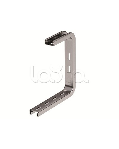 Консоль легкая потолочная DS осн.150 мм, длина 190 мм, цинк-ламельная DKC / ДКС (BBA3015ZL) в Липецке Аксессуары для лотков Pintop.ru