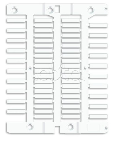 Маркировка для провода, жесткая, для трубочек. 4х18мм. Белая DKC NUT18 в Липецке Крепежные изделия Pintop.ru