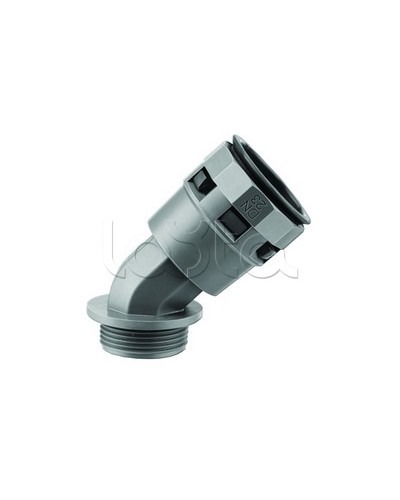 Муфта 45 грд. труба-коробка DN 17 мм, М20х1,5 DKC (PAL17M20N) в Липецке Повороты, муфты, тройники Pintop.ru