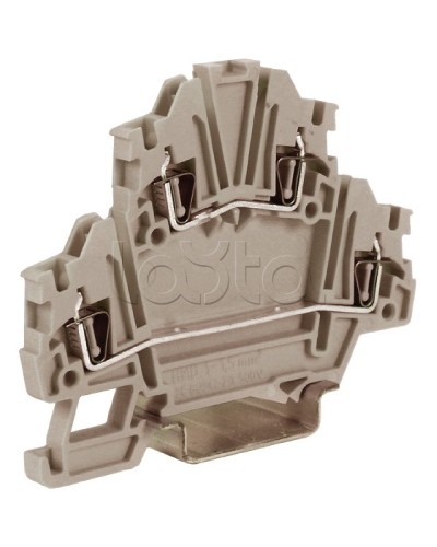 Зажим, серый, 1,5 кв.мм DKC ZHD200GR-RET в Липецке Держатели, клипсы, скобы Pintop.ru