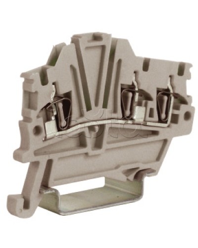 Зажим 1,5 кв.мм серый 1 ввод/2 вывода DKC ZHM410GR в Липецке Держатели, клипсы, скобы Pintop.ru