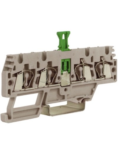 Зажим, 2 ввод/2 вывода, серый 2,5 кв.мм, с размыкателем DKC ZHMS10GR в Липецке Держатели, клипсы, скобы Pintop.ru