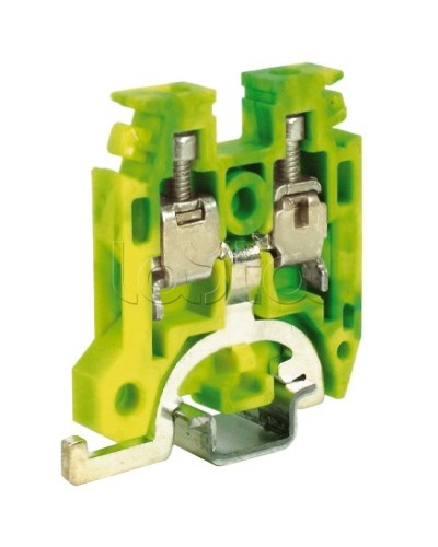 Зажим для заземления желт.зелен 2,5 кв.мм DKC ZTR110 в Липецке Крепежные изделия Pintop.ru