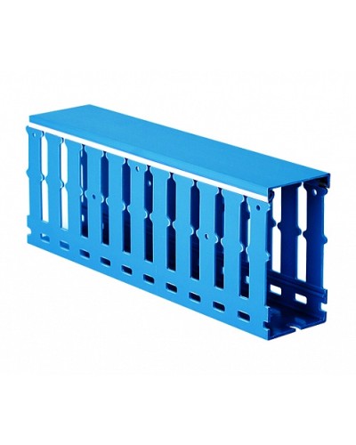 Короб перфорированный, синий RL6 40x60 DKC 01284RL в Липецке Аксессуары для кабель-канала Pintop.ru