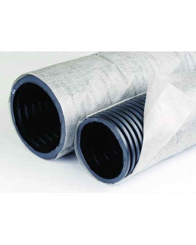 Труба ПНД гибкая дренажная д.125мм с геофильтром SN6, перфорация 360 град DKC (141912A) в Липецке Труба гофрированная Pintop.ru