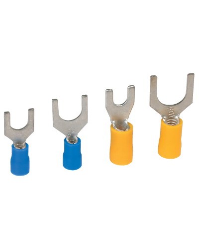 Наконечник вилочный с изолир.фланцем 1,5-2,5 кв.мм 6,2 мм (НВИ) DKC 2B16P в Липецке Держатели, клипсы, скобы Pintop.ru