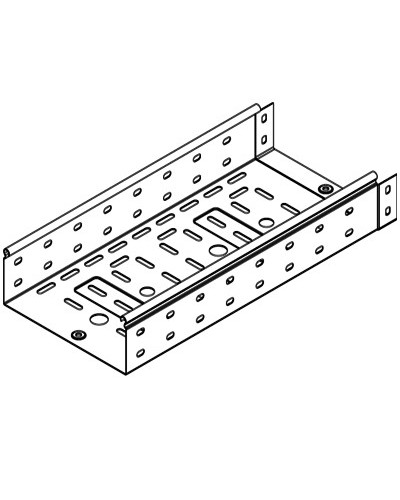 Лоток перфорированный 200х50 L3000 толщ.1 мм DKC (3526410) в Липецке Кабельные лотки Pintop.ru