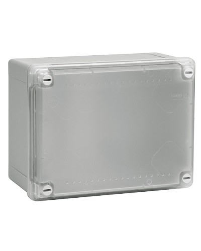 Коробка ответвит. с гладкими стенками, прозрачная, IP56, 240х190х90 мм DKC 54220 в Липецке Распределительные коробки Pintop.ru