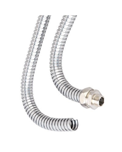 Металлорукав из оцинкованной стали DN 50мм, Dвн 50,5 мм, Dнар 54,5 мм, IP40, 25м DKC 667R5054 в Липецке Металлорукав Pintop.ru