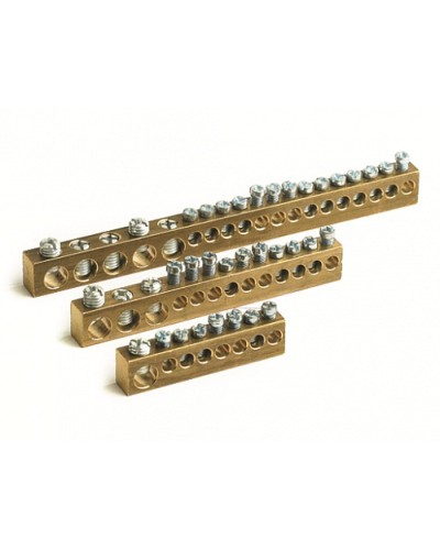 Колодка клеммная 12мод. (отв.3х5.4мм+10х4.5мм) DKC 87412 в Липецке Коммутационные изделия Pintop.ru