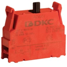 Блок контактный с клеммными зажимами (нормально-замкнутый) DKC ACVL01