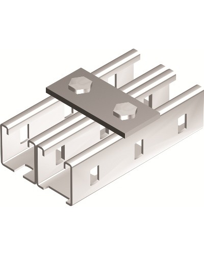 Пластина соединительная, длина 90 мм, 2отв., горячеоцинкованная DKC BMD1011HDZ в Липецке Аксессуары для лотков Pintop.ru