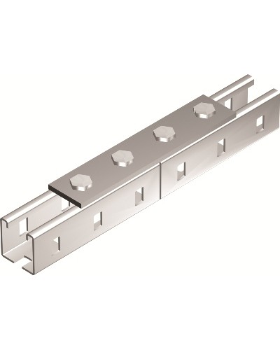 Пластина соединительная, длина 190 мм, 4отв., горячеоцинкованная DKC (BMD1012HDZ) в Липецке Аксессуары для лотков Pintop.ru