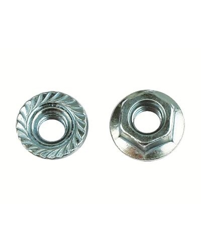 Гайка с насечкой, препятствующей откручиванию М8 HDZ DKC (CM100800HDZ) в Липецке Крепеж Pintop.ru