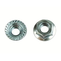 Гайка М12 с насечкой, горячеоцинкованная DKC / ДКС (CM101200HDZ)