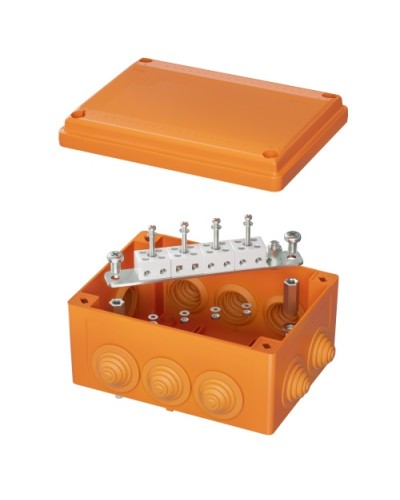 Коробка пластиковая FS с кабельными вводами иклеммниками,IP55,150х110х70мм, 8р, 450V,6A,4мм.кв DKC (FSB21804) в Липецке Распределительные коробки Pintop.ru